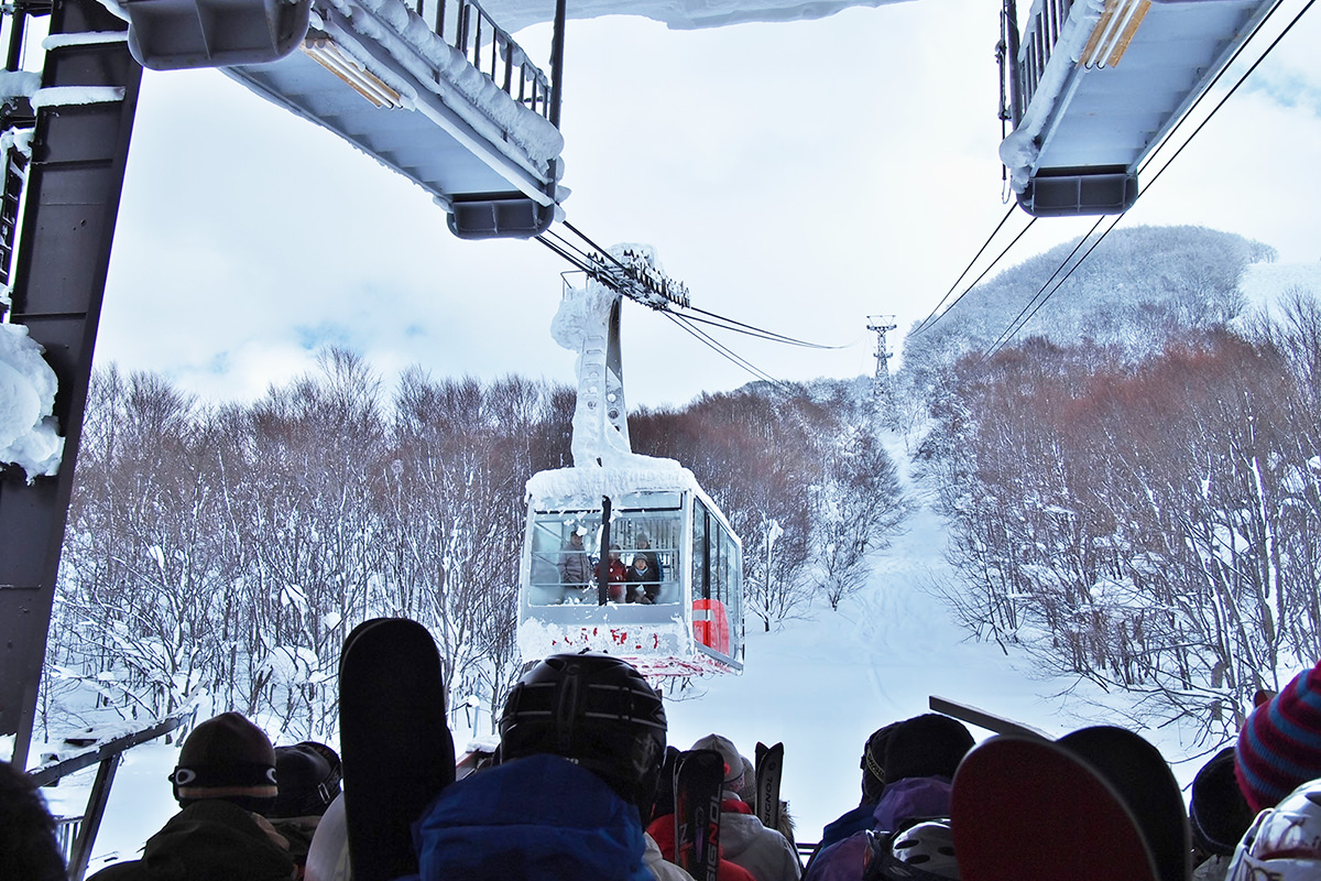 所以这里的收费实际上就是缆车的费用 - 冬天 | 日本东北好玩到不行