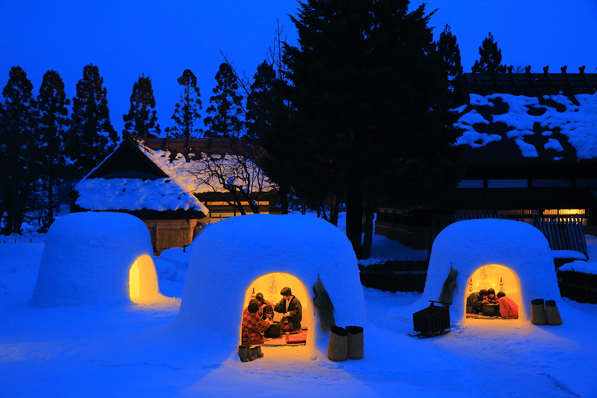 秋田・橫手雪屋祭／燈光美氣氛佳的夢幻雪屋 - 冬天 | 日本東北超好玩
