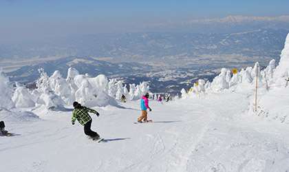 山形藏王溫泉滑雪場